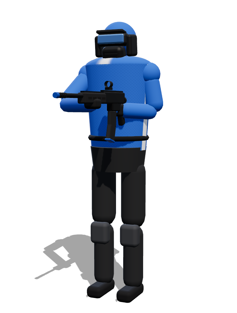 Blue team player